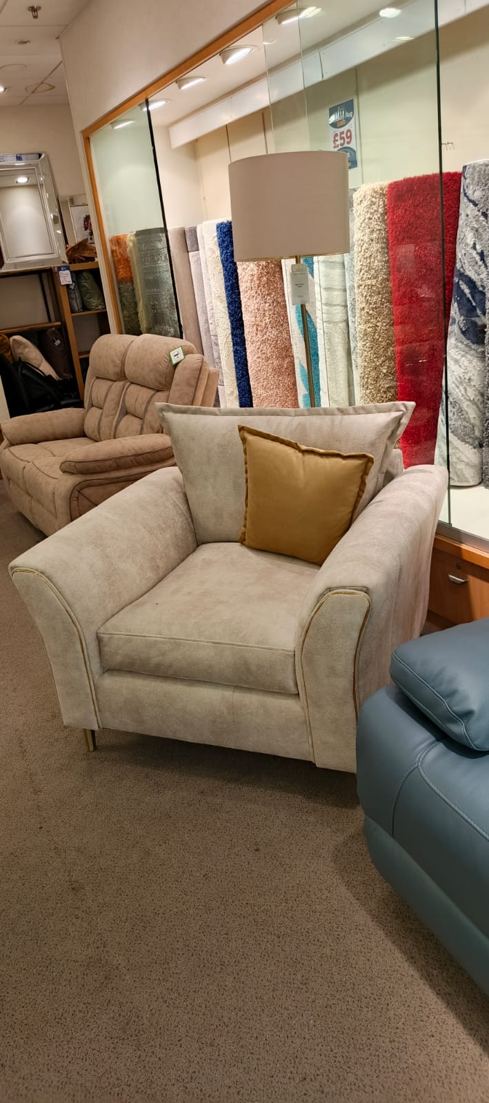 Creamy Golden Haze Sofa