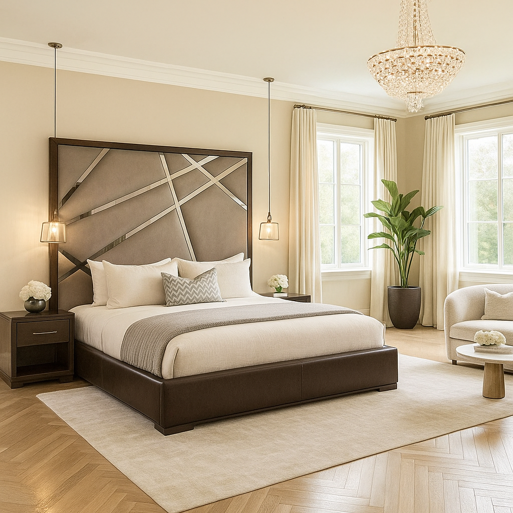 Abstract Mirrored Bed