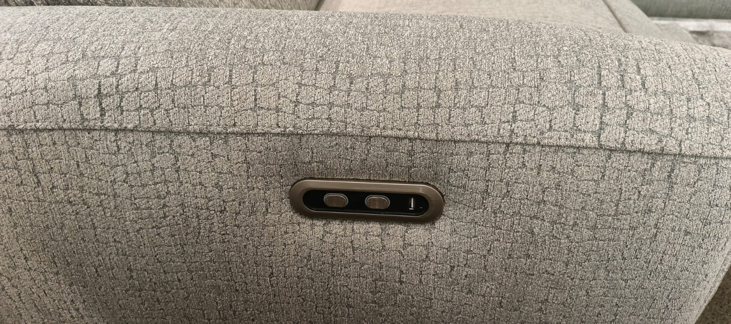 Echo Grey – L-Shape Fabric Sofa