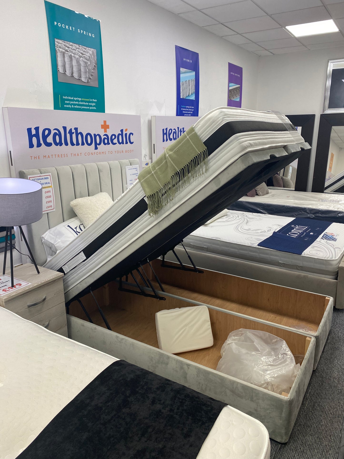 Ottoman Bed + Mattress Deal