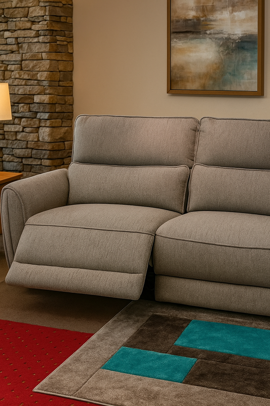 Echo Grey – L-Shape Fabric Sofa
