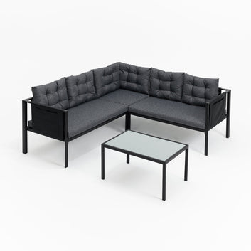 Tavira Corner Garden Sofa, Grey