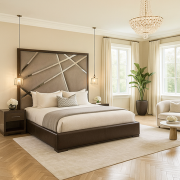 Abstract Mirrored Bed