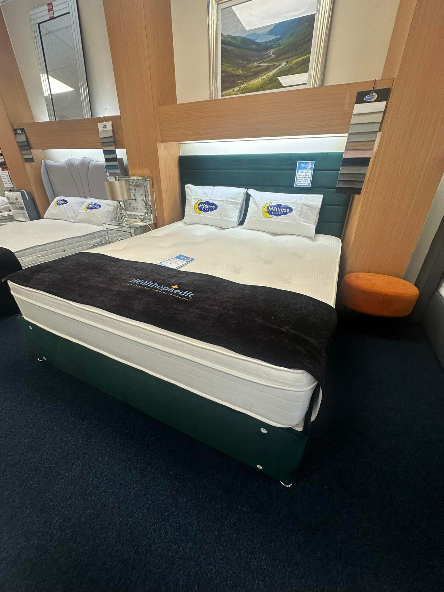 Divan Bed set deal - Includes memory orthopedic Mattress & Headboard