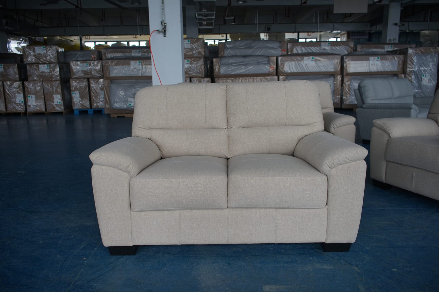 Grey or mink 3+2+1 sofa set fabric