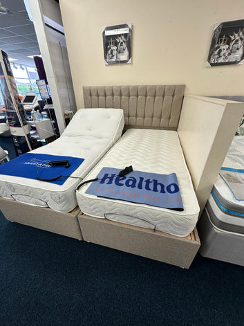 Adjustable bed frame & headboard