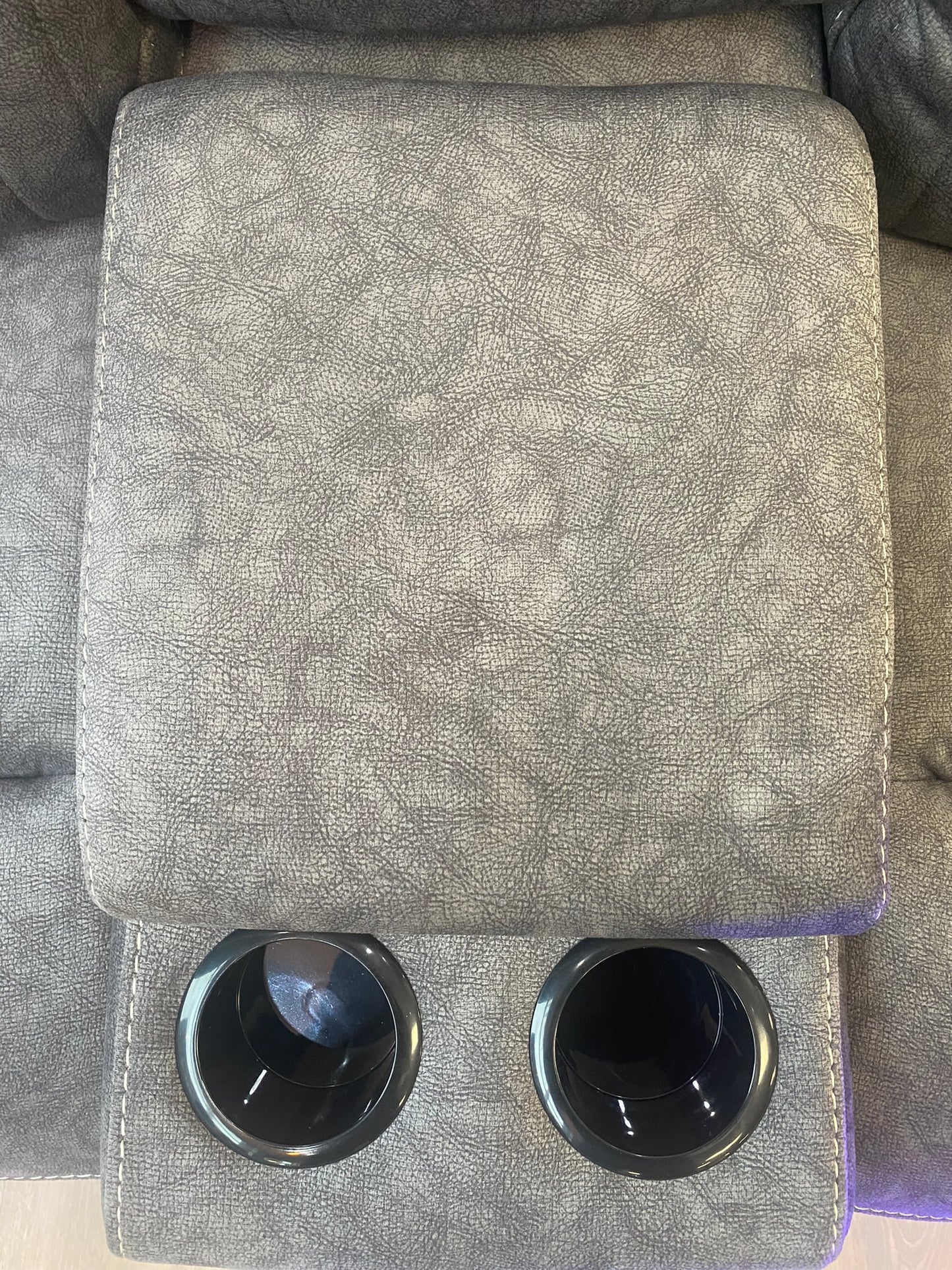 LuxeGlow LED Power Recliner Corner Sofa