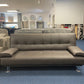 Contemporary Faux Leather Click-Clack Sofa Bed