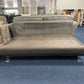 Contemporary Faux Leather Click-Clack Sofa Bed