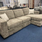 Valente Right-Hand Facing Corner Sofa in Textured Velvet