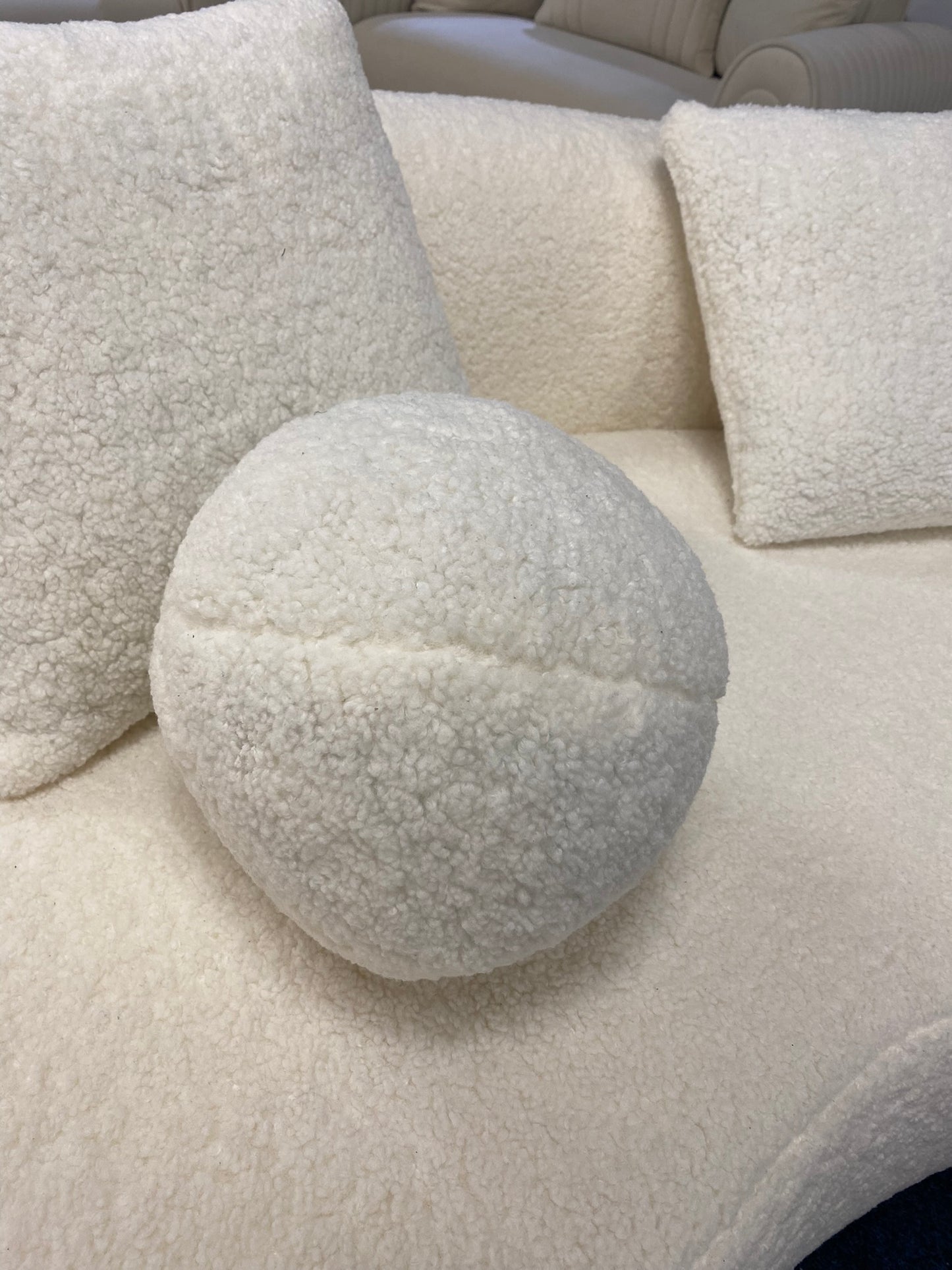 Boucle Sofa & Chair Set