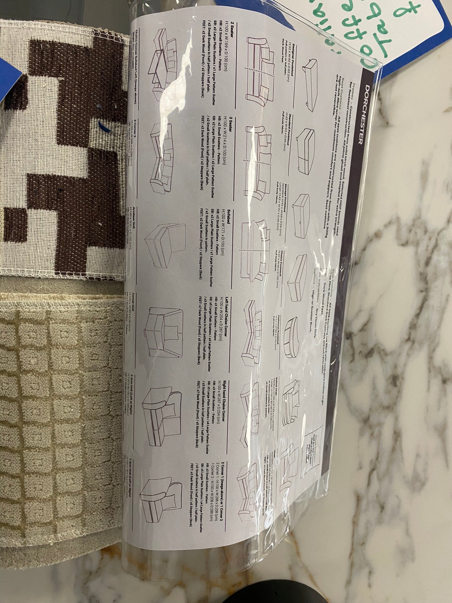 Dorchester UK-Made Corner Sofa with Footstool