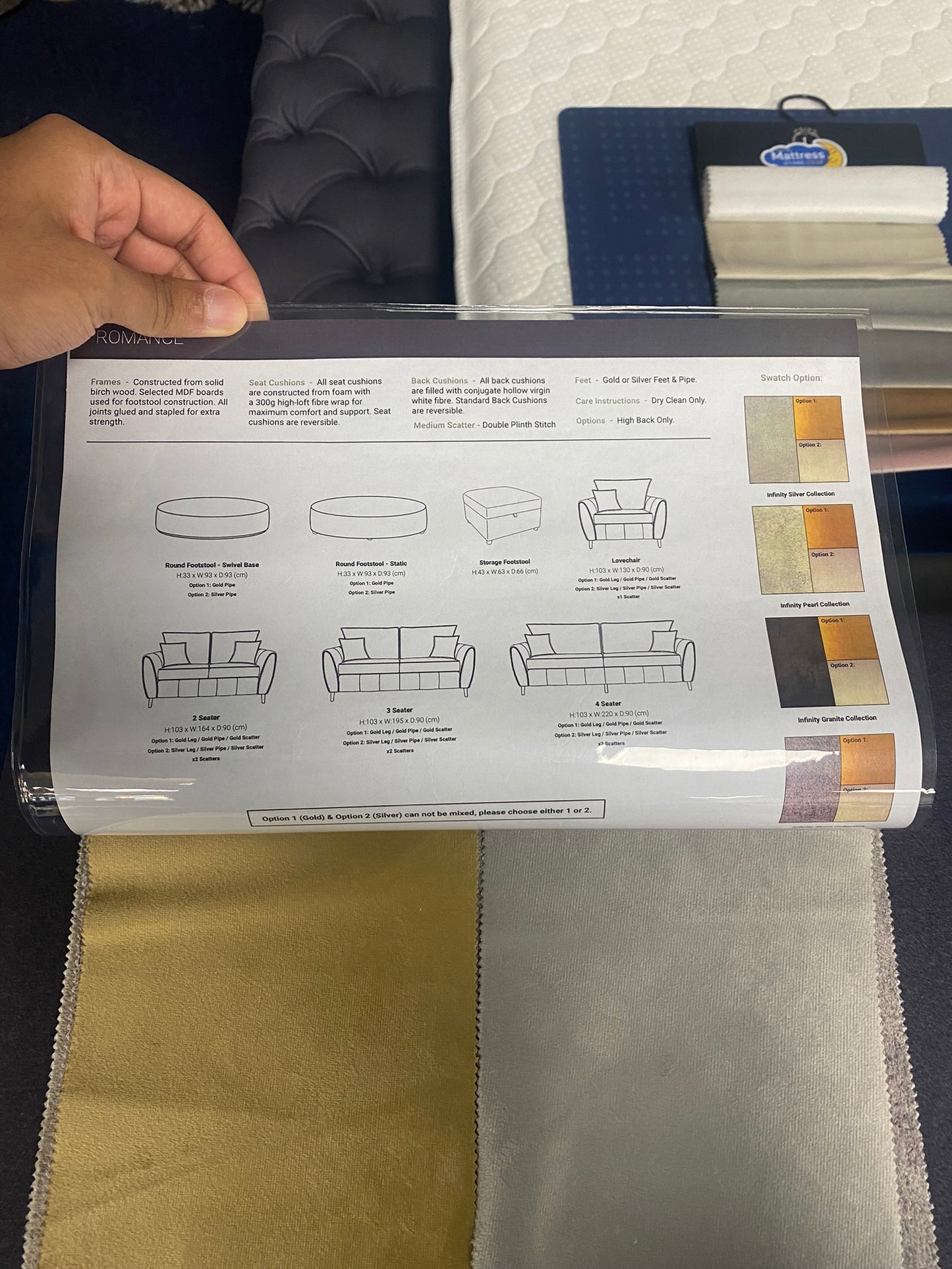 Romano 3+2 Seater Set