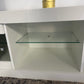 Italian 'Milano' Gloss TV Unit with Glass Shelves