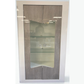 Modena High Gloss Display Cabinet with Glass Shelves