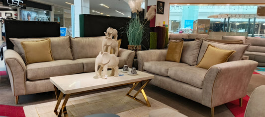 Creamy Golden Haze Sofa