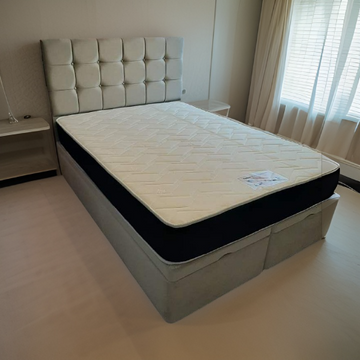 Divan Ottoman Bed Deal (Includes Memory Orthopedic Mattress) Price Include Delivery and Assembly