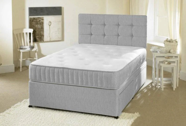 Divan Bed set deal - Includes memory orthopedic Mattress & Headboard