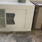 Italian 'Milano' Gloss TV Unit with Glass Shelves