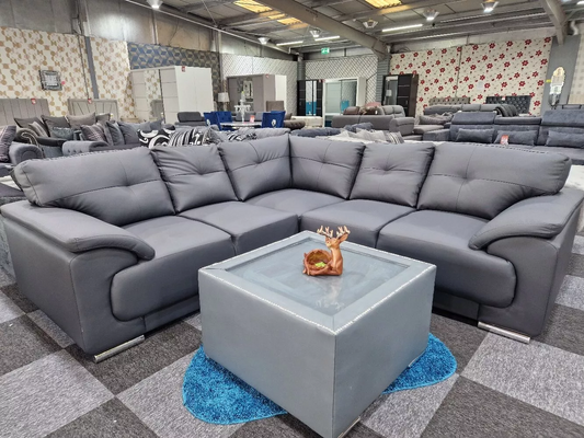Charcoal Grey Corner Sofa